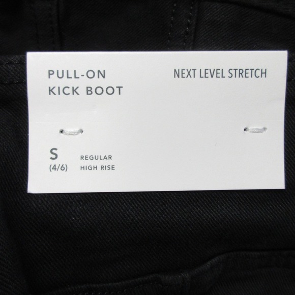 American Eagle Kick Bootcut Pants Next Level Stretch Women S Black Party 414 - Picture 11 of 15